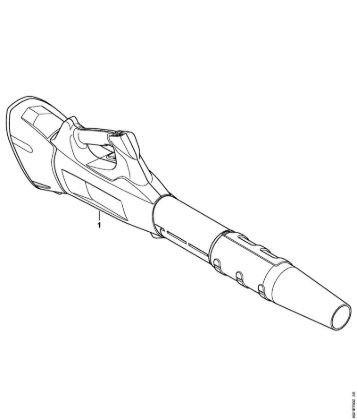 Sopladores de baterí­a (BGA) BGA 100 Níºmero de máquinaÂ  de la marca Stihl
